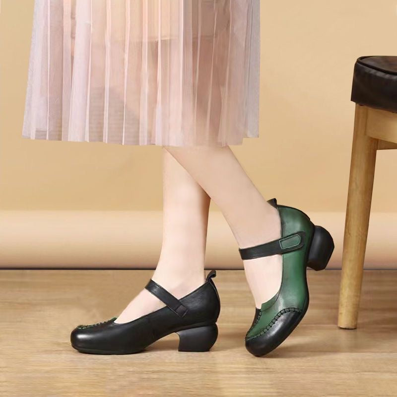 Zapatos de madre con velcro