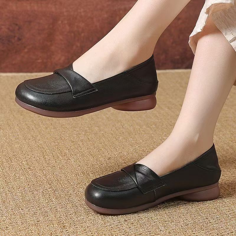 Zapatos de piel con suela blanda y tendón de ternera(x)