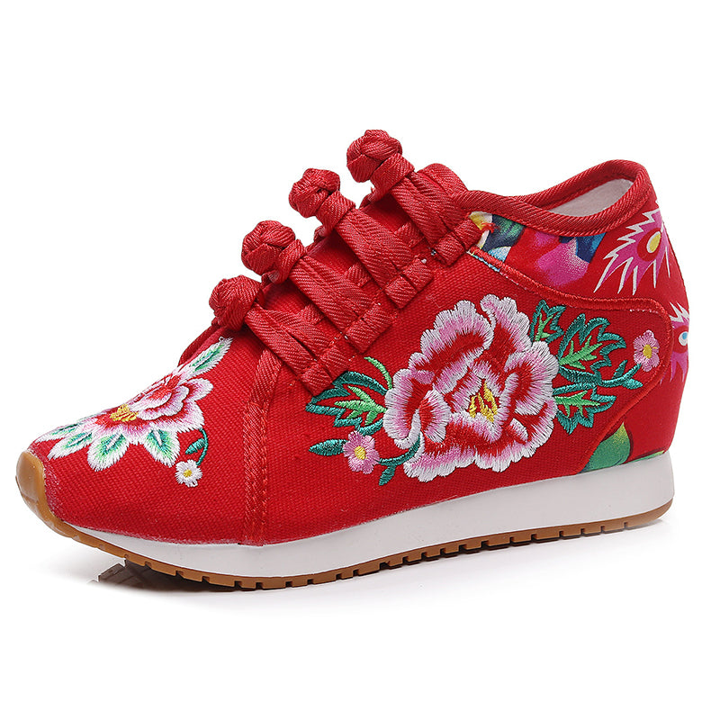 Zapatillas de lona bordada