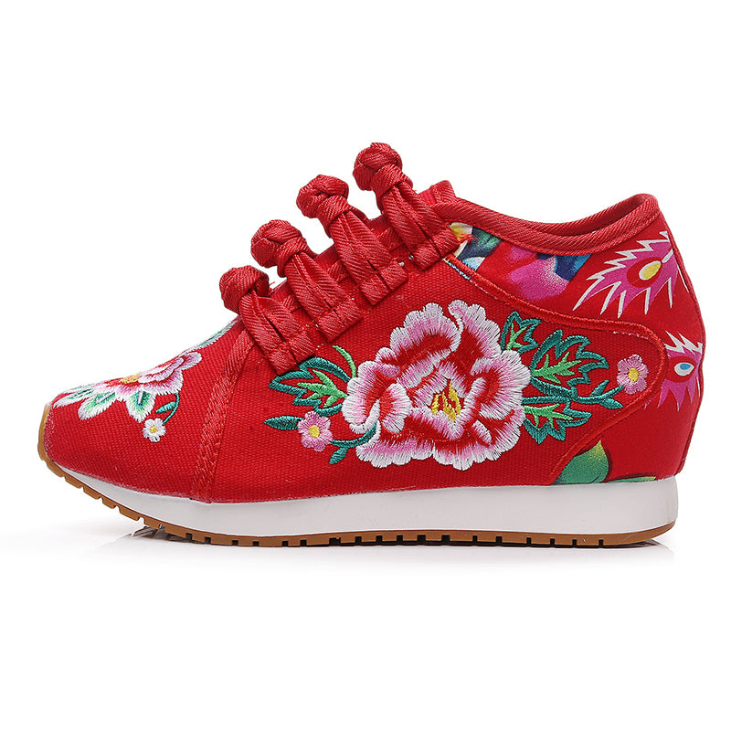 Zapatillas de lona bordada