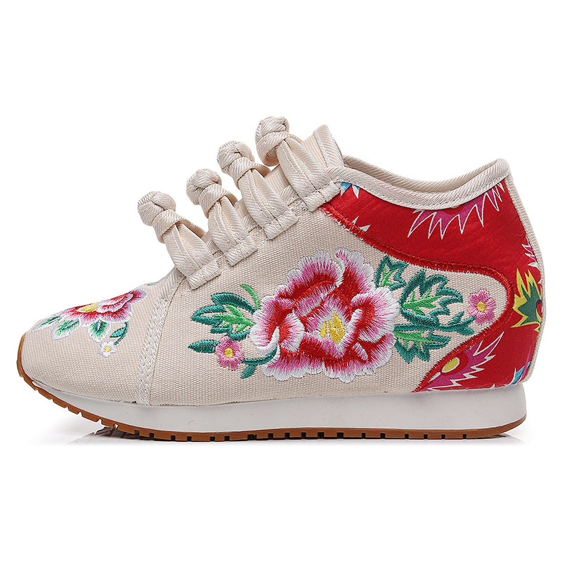 Zapatillas de lona bordada