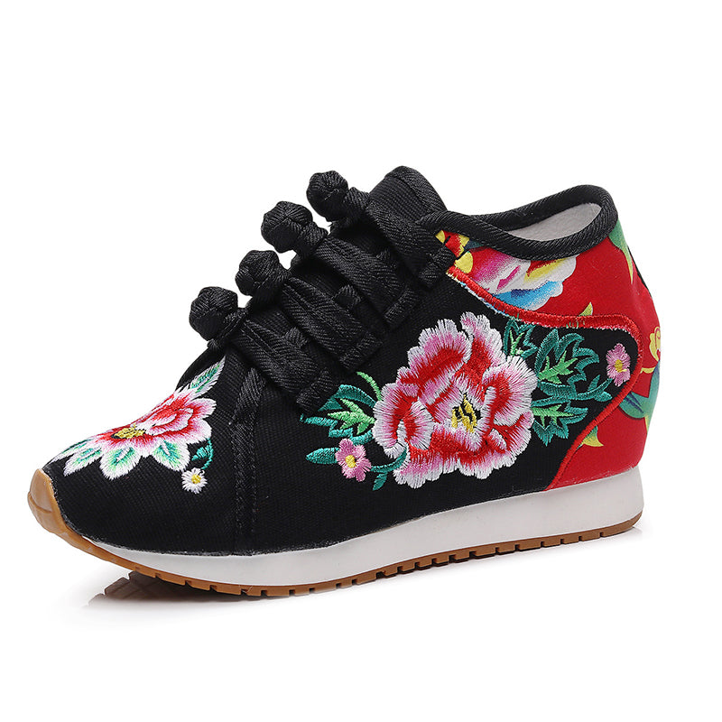 Zapatillas de lona bordada