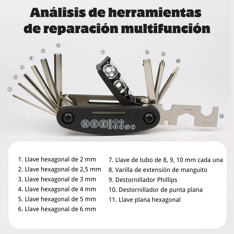 Herramienta de reparación multifunción