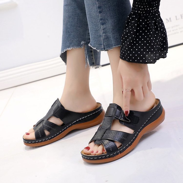 Zapatillas clásicas de piel antideslizantes