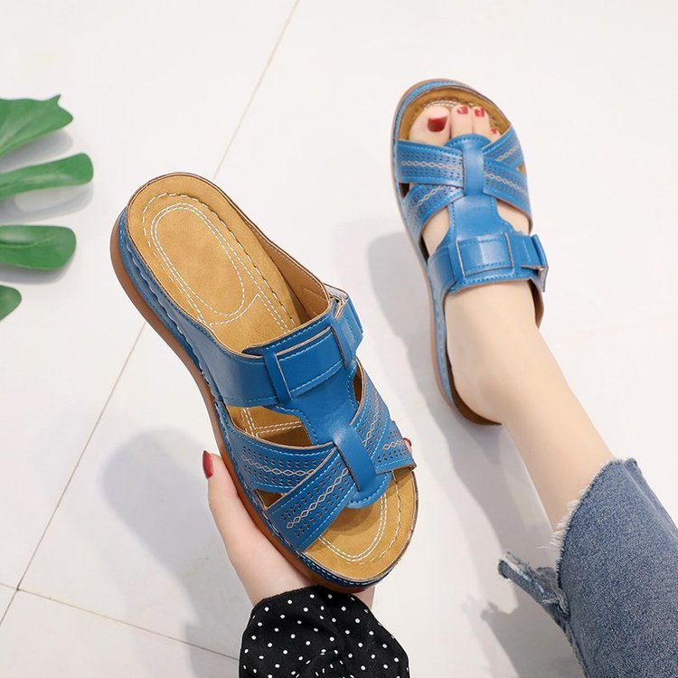 Zapatillas clásicas de piel antideslizantes