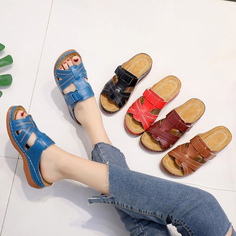 Zapatillas clásicas de piel antideslizantes