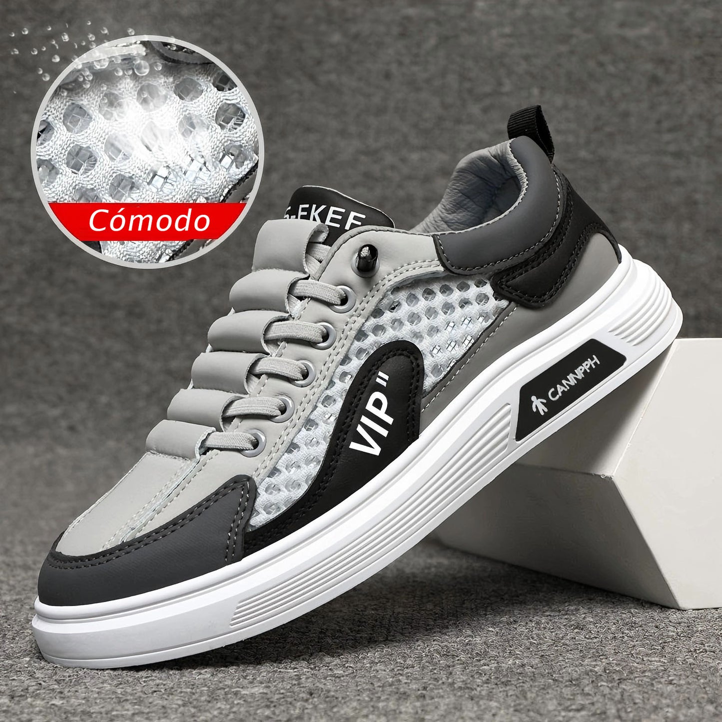 Zapatos cómodos de malla transpirable para hombre