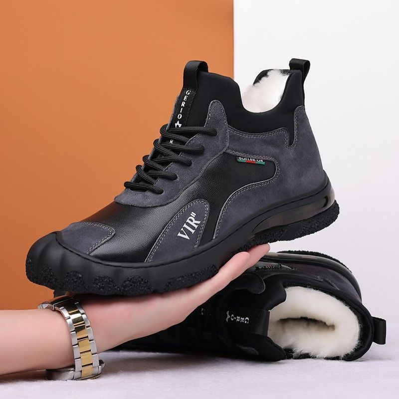 Zapatos de polar cómodos de invierno para hombre