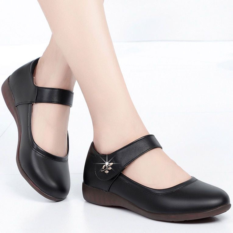Zapatos cómodos de piel suave