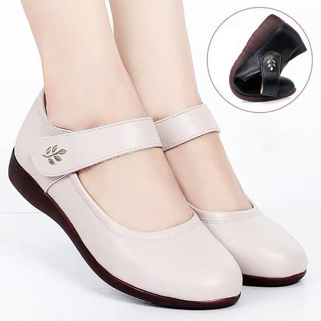 Zapatos cómodos de piel suave