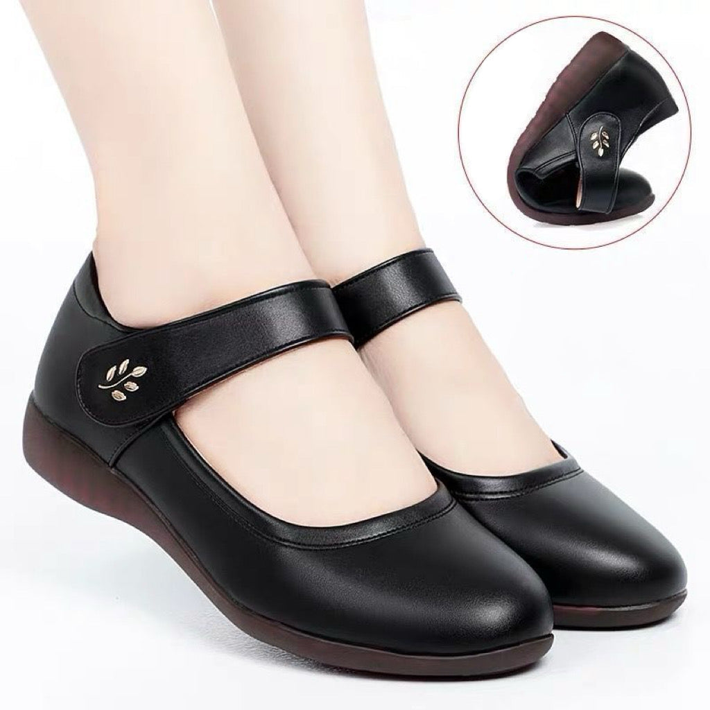 Zapatos cómodos de piel suave