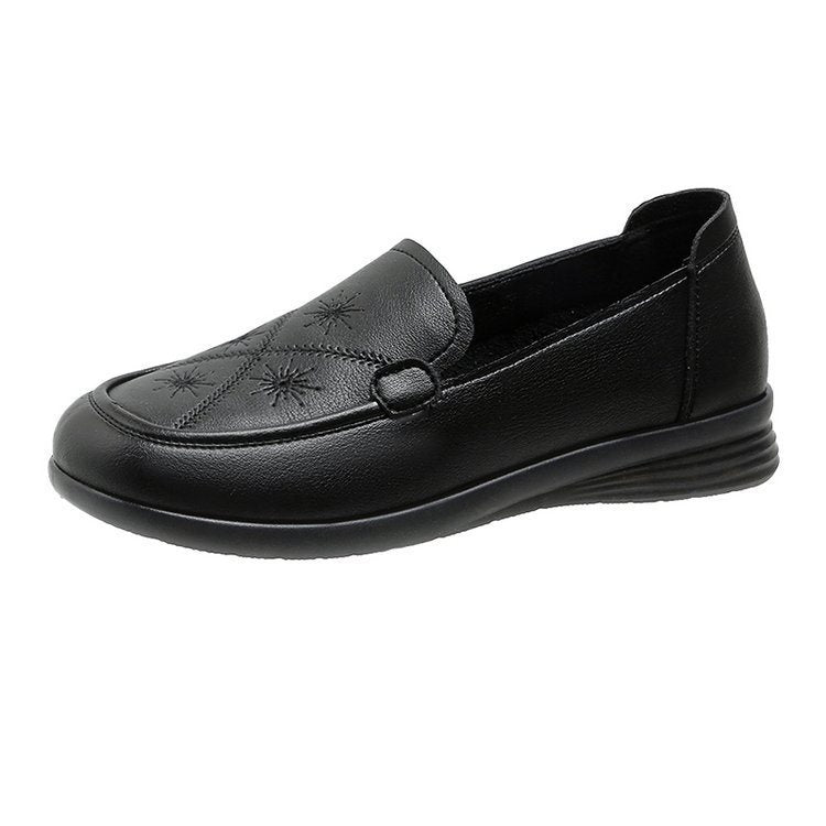 Zapatos de piel con tendón de vacuno