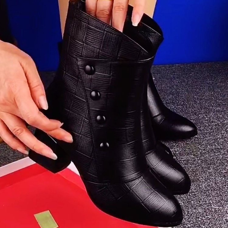 Botas de piel suave hasta media pantorrilla