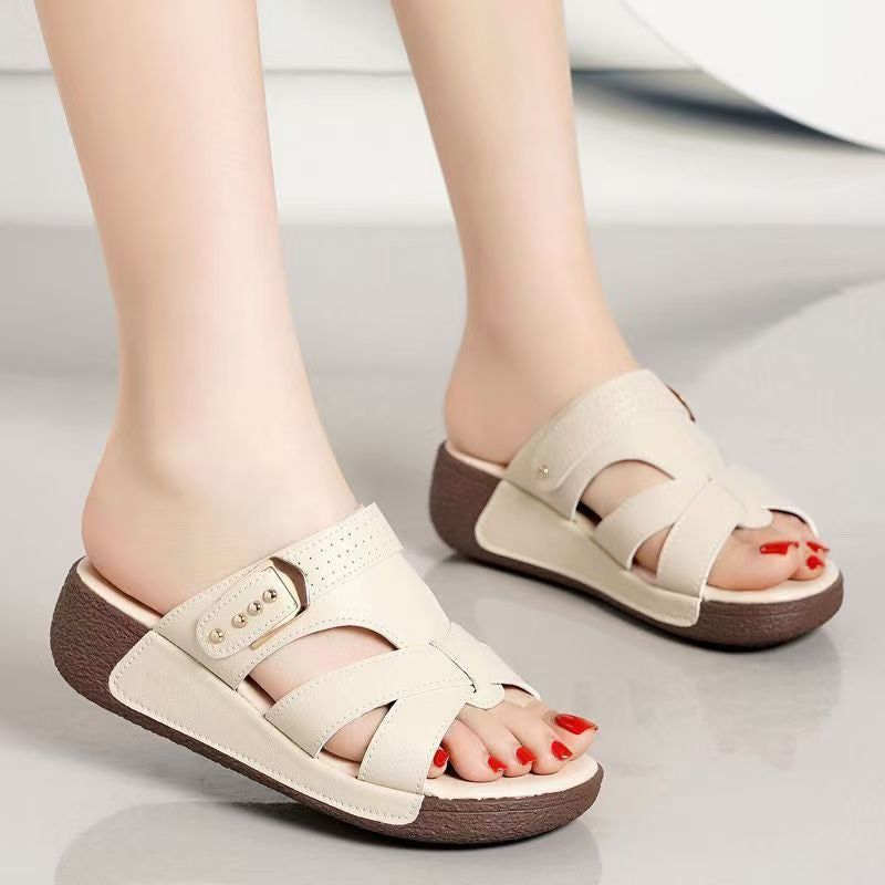 Sandalias correctivas de suela gruesa
