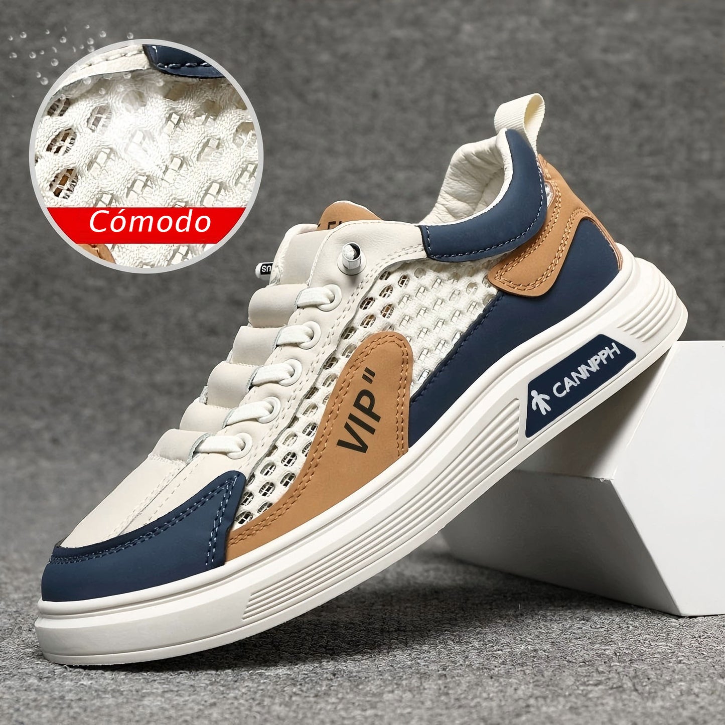 Zapatos cómodos de malla transpirable para hombre