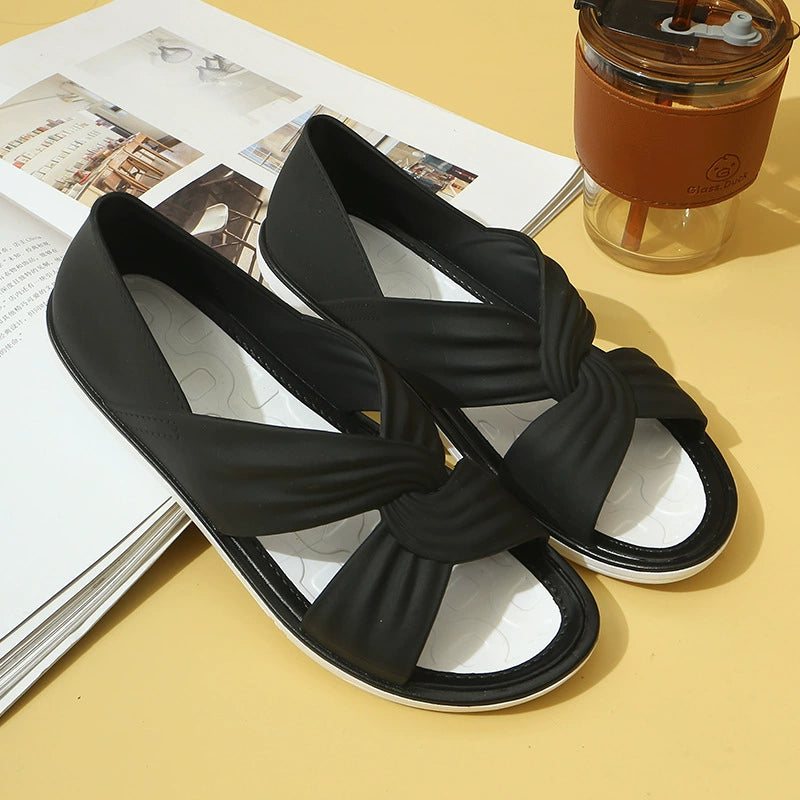 Sandalias planas casuales de verano