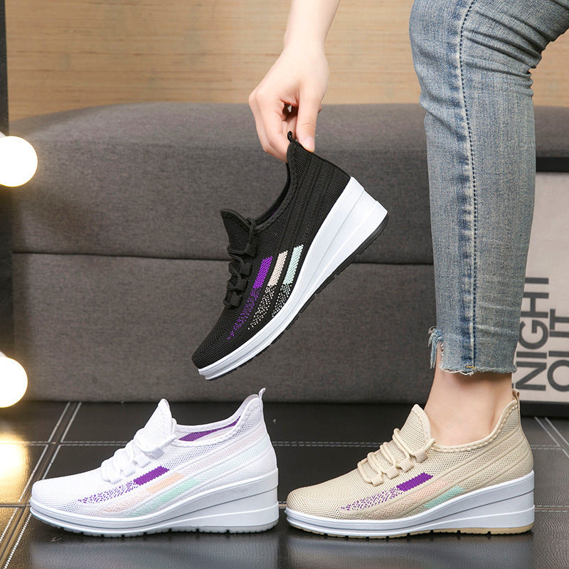 Zapatillas de tenis de rayas de moda
