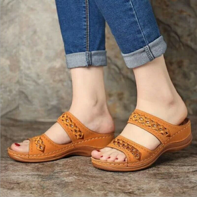 Sandalias de plataforma casuales de moda para mujer