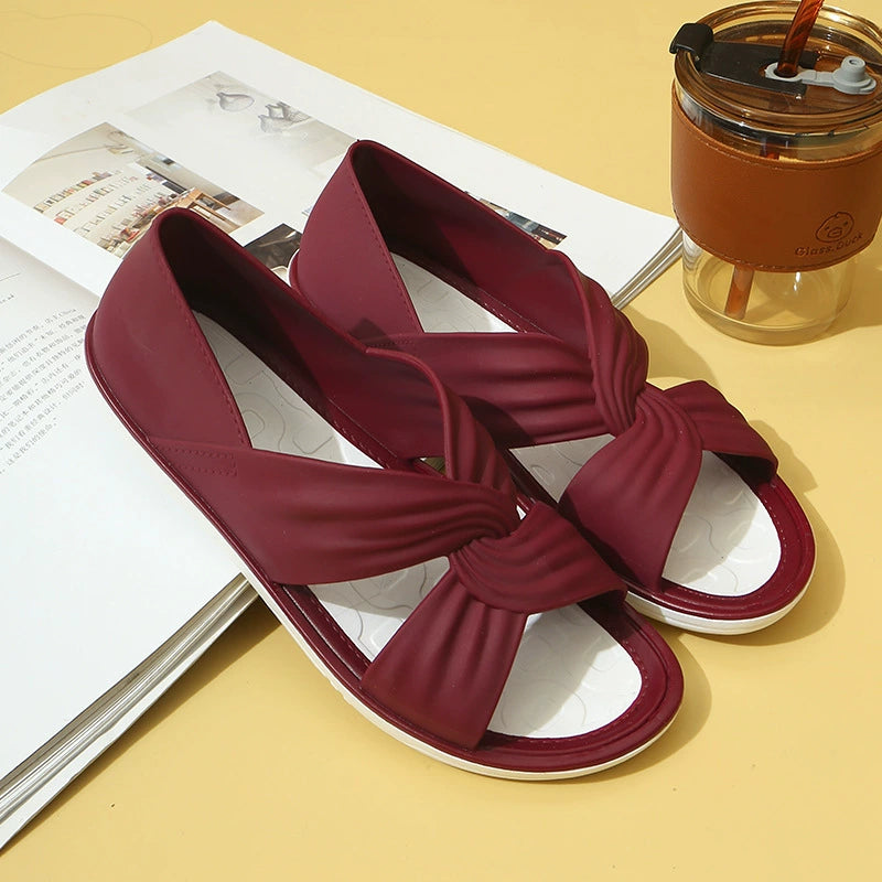 Sandalias planas casuales de verano