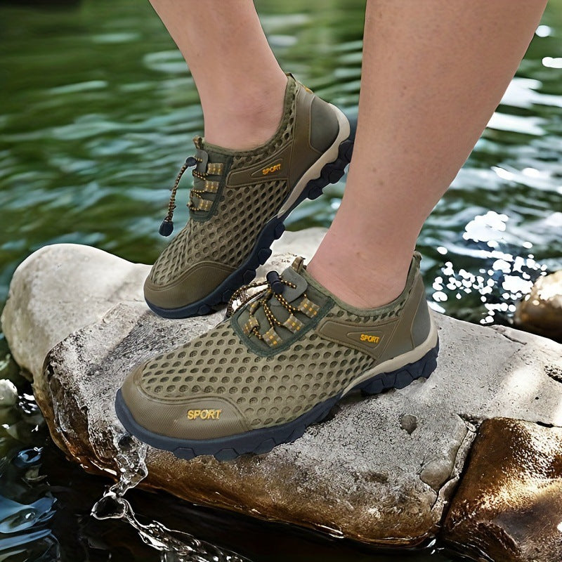 Zapatillas de deporte outdoor de malla para hombre