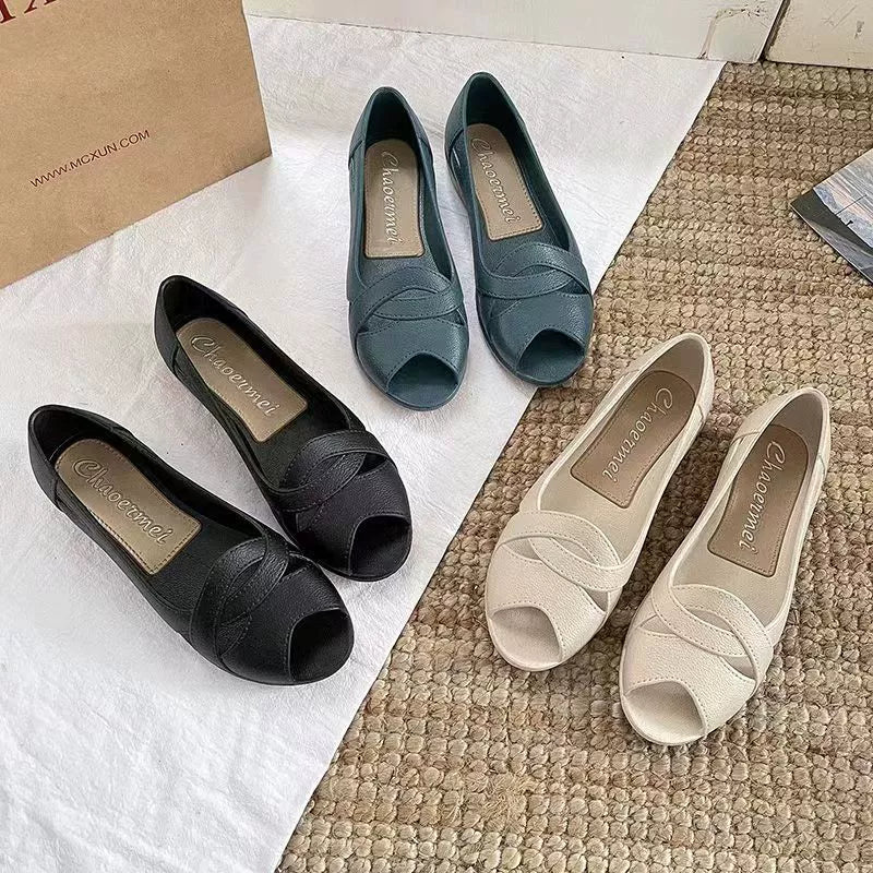 Nuevas sandalias cómodas de suela suave