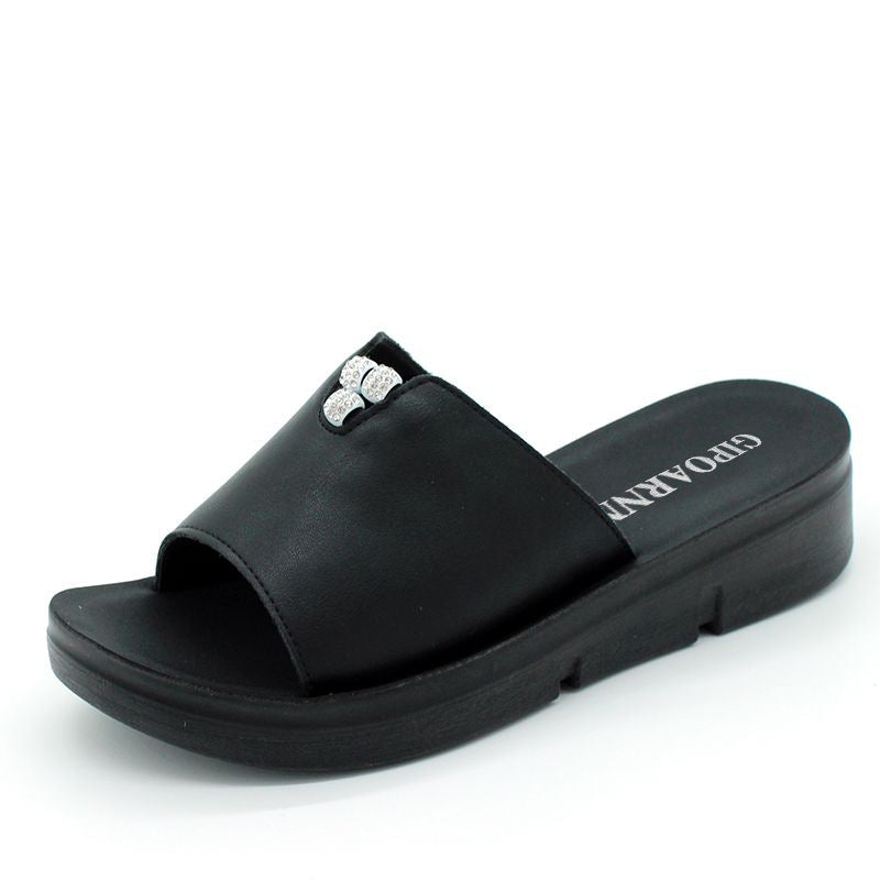 Sandalias antideslizantes de suela blanda de moda