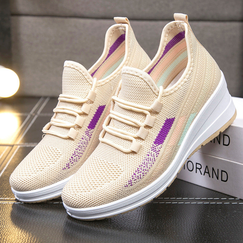 Zapatillas de tenis de rayas de moda