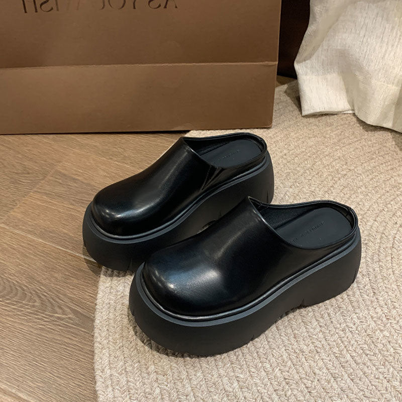 Sandalias de plataforma con punta cerrada