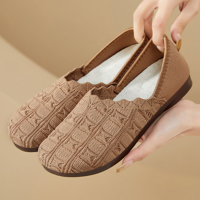 Nuevos zapatos casuales cómodos con encaje