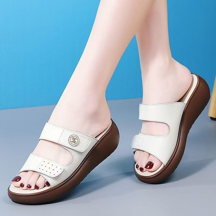 Zapatillas de suela blanda con velcro