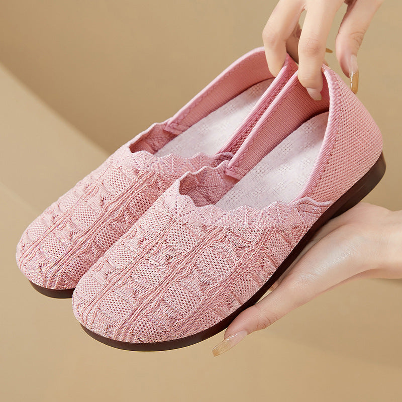 Nuevos zapatos casuales cómodos con encaje
