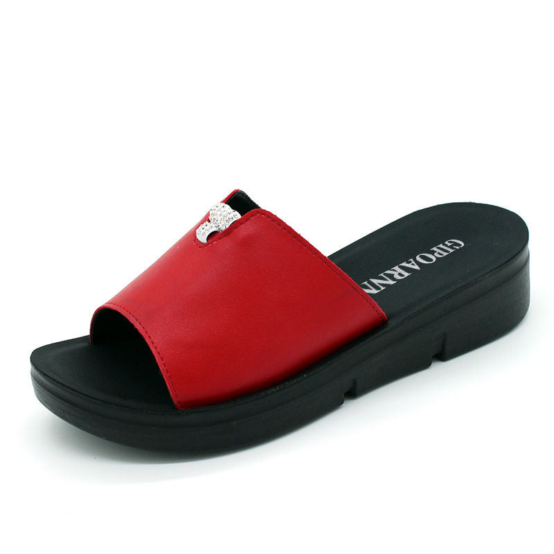 Sandalias antideslizantes de suela blanda de moda