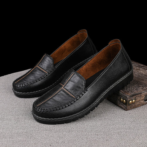 mocasines de punto de cruz