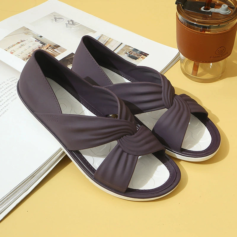 Sandalias planas casuales de verano