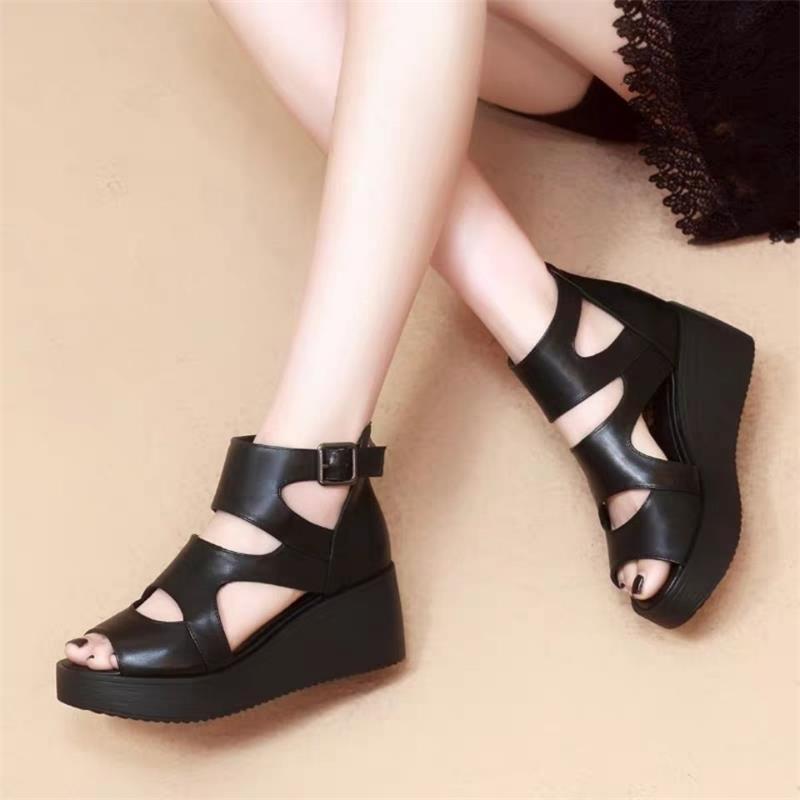 Sandalias romanas de plataforma