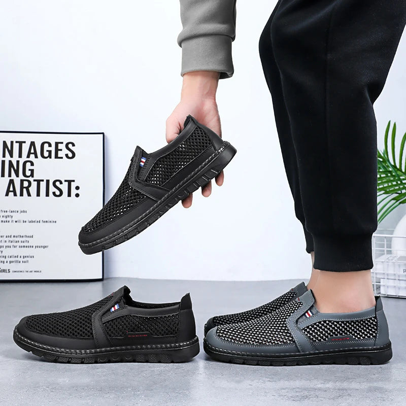 Zapatillas de malla transpirable para hombre