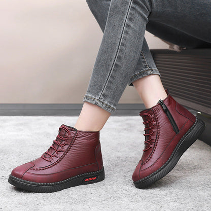 Botas antideslizantes de piel auténtica