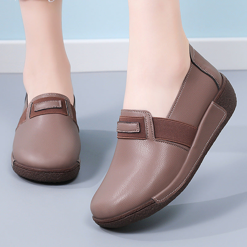 Zapatos de plataforma estilo mamá