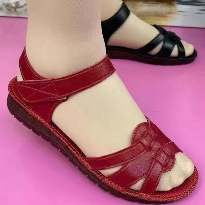 Nuevos zapatos de madre de piel de vaca
