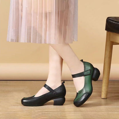 Zapatos de madre con velcro