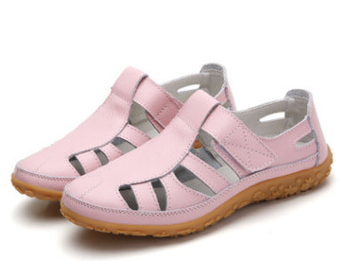 Sandalias Planas Retro Para Mujer