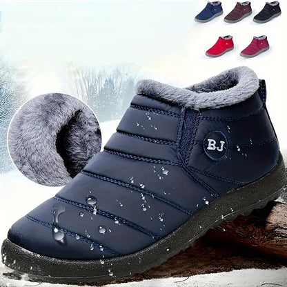 Botas de nieve suaves unisex con punta redonda