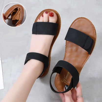 Sandalias nuevas con suela de piel de vacuno