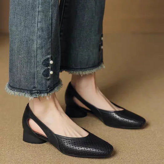 Zapatos vintage de piel suave