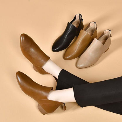 Botas 100% de cuero auténtico