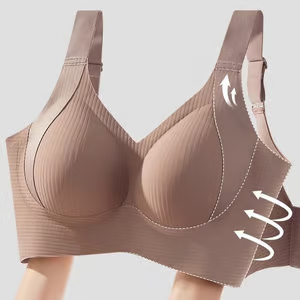 🔥Compra 1 y llévate 3: Sujetador push-up acanalado sin aros ajustable para mujer