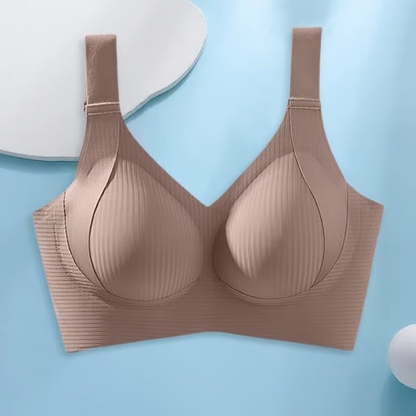🔥Compra 1 y llévate 3: Sujetador push-up acanalado sin aros ajustable para mujer