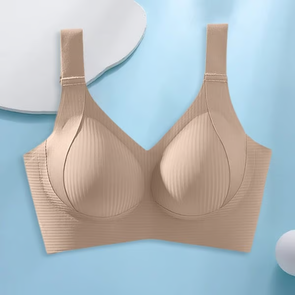 🔥Compra 1 y llévate 3: Sujetador push-up acanalado sin aros ajustable para mujer