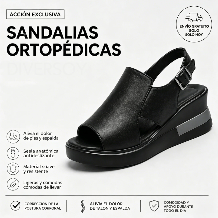 Sandalias ortopédicas Lunasd – Diseño ergonómico y elegante