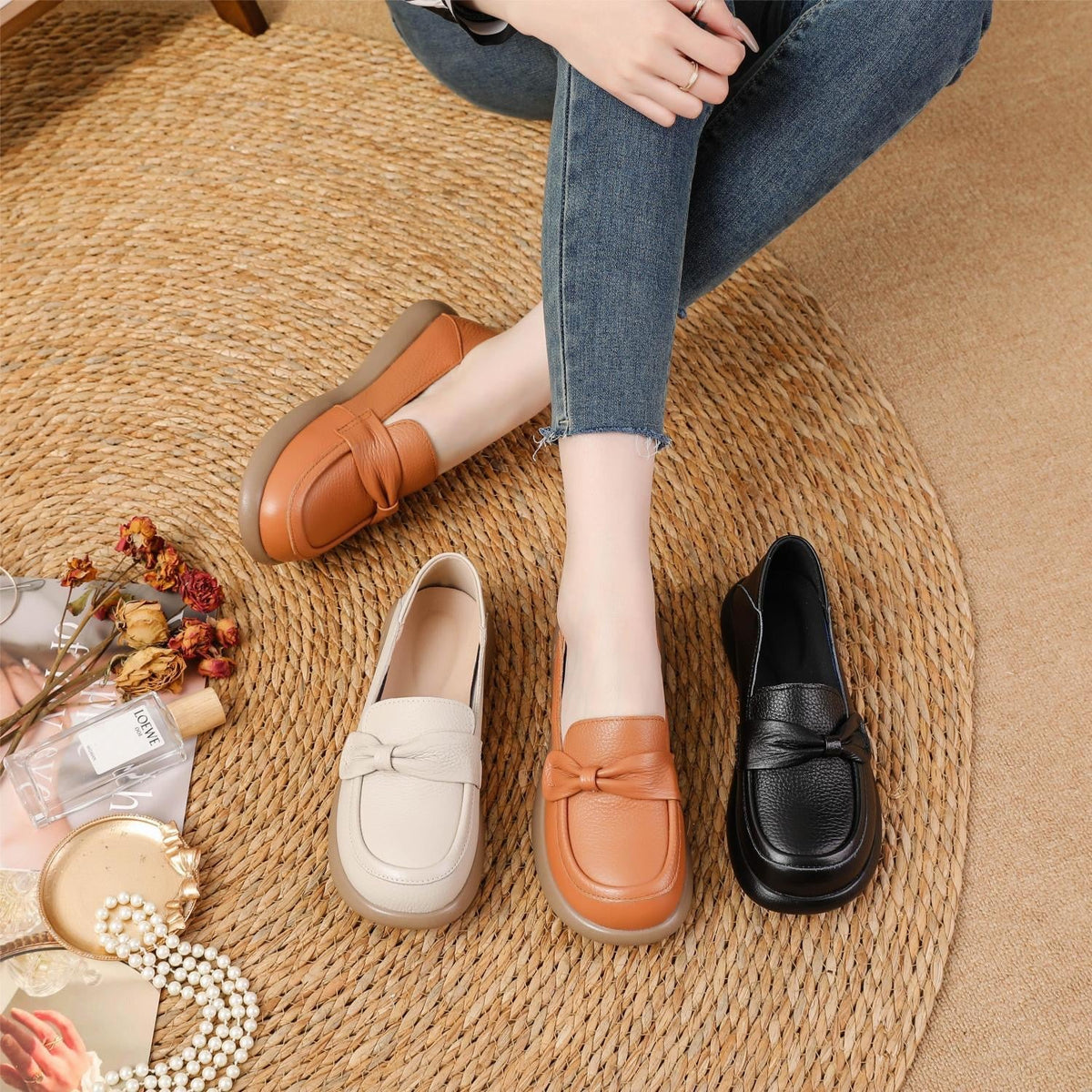 Zapatos Elegantes con Moño
